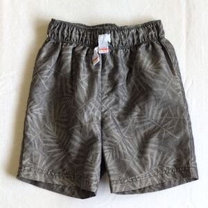 george green palm print swim trunks 2T toddler boys